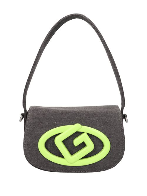 Borsa in denim GAëLLE PARIS | GAACW02202NERO-GIALLO FLUO